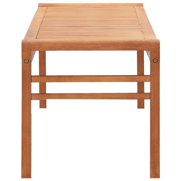 vidaXL Banc de jardin 3 places 150 cm Bois d'eucalyptus solide