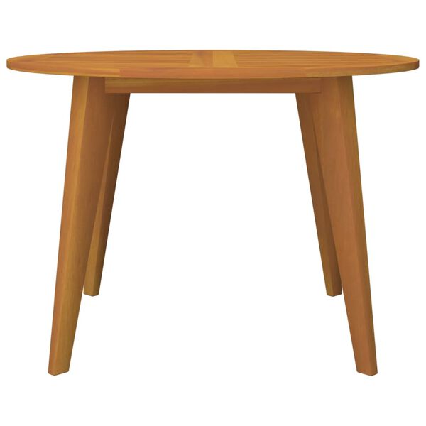 vidaXL Table de jardin &Oslash;110x75 cm Bois d'acacia solide