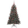 vidaXL Sapin de No&euml;l artificiel Vert 150 cm PVC, plastique et acier