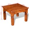 vidaXL Table basse Bois massif 60x60x45 cm