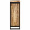 vidaXL Cabinet de Chevet avec étagère Marron Bois de manguier massif