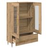 vidaXL Haut Armoire avec tiroir Ch&ecirc;ne artisanal 69,5 x 31 x 115 cm