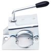 vidaXL Roue cric de remorque avec pince fendue 60 mm acier galvanis&eacute;