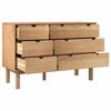 vidaXL Commode OTTA 111x43x73,5 cm bois de pin massif