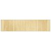 vidaXL Tapis rectangulaire naturel clair 70x300 cm bambou