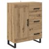vidaXL Haut Armoire 2 pcs Ch&ecirc;ne artisanal 69,5 x 34 x 180 cm