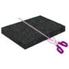 vidaXL Tapis en Caoutchouc Noir Caoutchouc