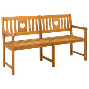 vidaXL Banc ext&eacute;rieur 4 -places 150 x 56 x 90 cm Bois d'Acacia Massif