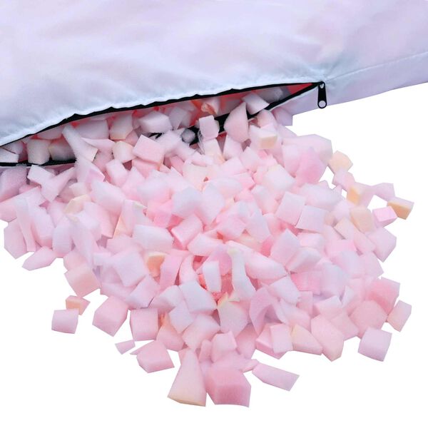 vidaXL Remplissage de mousse d&eacute;chiquet&eacute; Rose 10 kg Polyur&eacute;thane