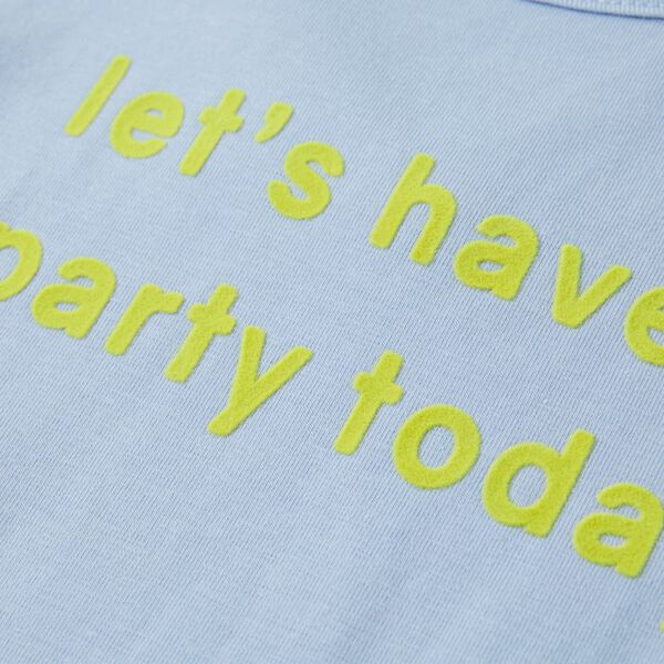 T-shirt pour enfants bleu clair 128