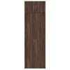 vidaXL Armoire de rangement ch&ecirc;ne brun 70x42,5x225cm bois d'ing&eacute;nierie