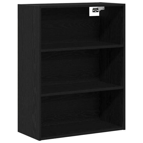 vidaXL Armoire murale suspendue Ch&ecirc;ne noir 69,5 x 32,5 x 90 cm
