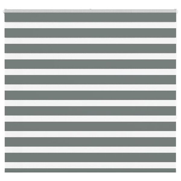 vidaXL Store z&egrave;bre gris fonc&eacute; largeur du tissu 150,9 cm polyester