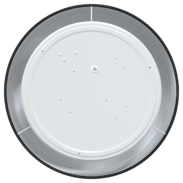 vidaXL Lampe de plafond Noir 30 x 13,5 cm tissu