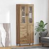 vidaXL Haut Armoire 2 pcs Ch&ecirc;ne artisanal Bois d'ing&eacute;nierie