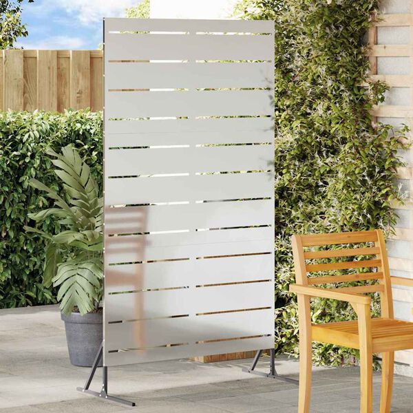 vidaXL &Eacute;cran de confidentialit&eacute; Gris 100 x 50 x 180 cm Acier