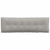 vidaXL Coussin de Dos Gris clair 160 x 50 cm Tissu en microfibre
