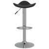 vidaXL Tabouret de bar Noir Acier chromé et cuir artificiel