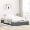 vidaXL Cadre de lit ottoman sans matelas gris fonc&eacute; 120x200 cm velours