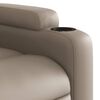 vidaXL Fauteuil de massage inclinable Cappuccino Similicuir