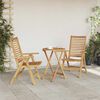 vidaXL Chaises de jardin 2 pcs Marron 52 x 64,5 x 108 cm