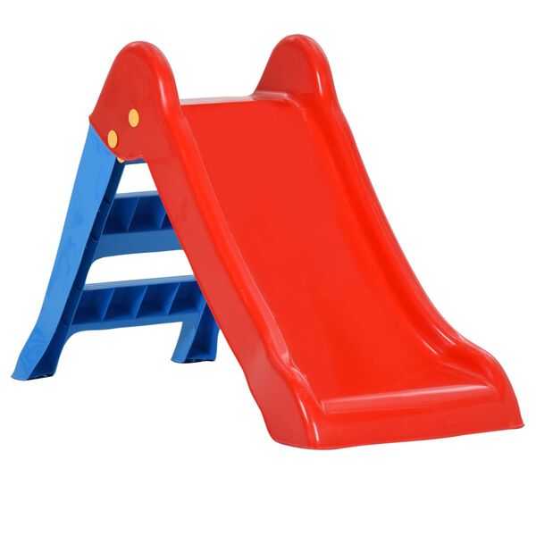 vidaXL Toboggan pliable pour enfants 111 cm Multicolore