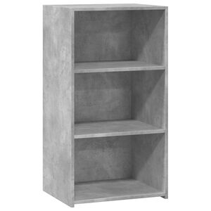 vidaXL Buffet gris b&eacute;ton 50x41x93 cm bois d'ing&eacute;nierie