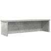 vidaXL &Eacute;tag&egrave;re de cuisine empilable gris b&eacute;ton 60x15x16 cm