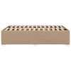 vidaXL Cadre de lit sans matelas cappuccino 120x190 cm similicuir