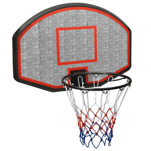 vidaXL Panneau de basket-ball Noir 90x60x2 cm Poly&eacute;thyl&egrave;ne