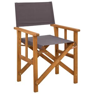 vidaXL Chaises de metteur en sc&egrave;ne lot de 2 Bois massif d'acacia