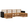 vidaXL Ensembles de canap&eacute;s 6 pcs Naturel Bois d'Acacia Massif