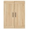 vidaXL Armoire murale ch&ecirc;ne sonoma 69,5x34x90 cm bois d'ing&eacute;nierie