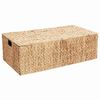 vidaXL Bo&icirc;te de rangement Naturel 75 x 42 x 23 cm Jacinthe d'eau