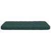vidaXL Coussins de siège 4 pcs Vert foncé 40 x 40 x 3 cm tissu