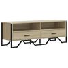 vidaXL Meuble TV chêne sonoma 122x34x41 cm bois d'ingénierie