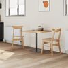 vidaXL Chaises de salle &agrave; manger 2 pcs Naturel 42 x 47.5 x 81 cm