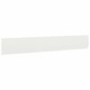 vidaXL Bordures de pelouse 50 pcs blanc 15x103 cm acier lamin&eacute; &agrave; froid