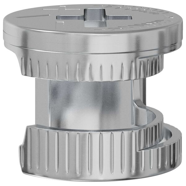 vidaXL &Eacute;crous &agrave; Verrou &agrave; Came 12 pcs Argent&eacute; 12 x 10 mm M&eacute;tал