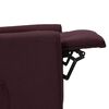 vidaXL Fauteuil de massage Violet Tissu