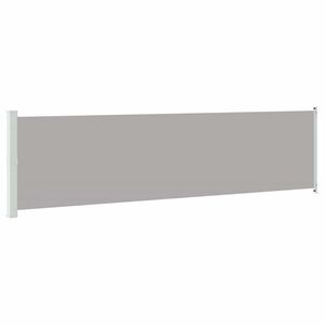 vidaXL Auvent lat&eacute;ral r&eacute;tractable de patio 600x160 cm gris