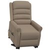 vidaXL Fauteuil de massage Cappuccino Similicuir