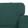 vidaXL Canap&eacute; 2 pcs Vert fonc&eacute; 215 x 82 x 80 cm tissu