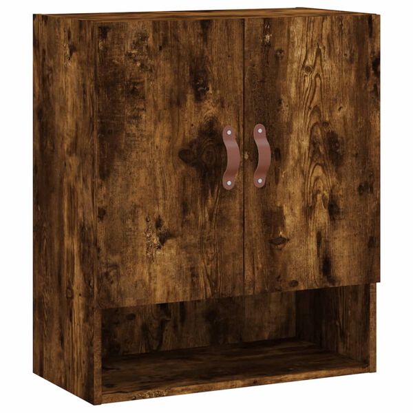 vidaXL Armoire murale ch&ecirc;ne fum&eacute; 60x31x70 cm bois d'ing&eacute;nierie