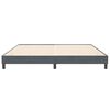 vidaXL Cadre de lit sans matelas gris foncé 200x220 cm velours