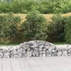 vidaXL Paniers &agrave; gabions arqu&eacute;s 20 pcs 300x50x40/60 cm fer galvanis&eacute;