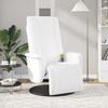 vidaXL Fauteuil de massage inclinable Blanc 71 x 90 x 105 cm PVC