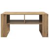 vidaXL Table basse Ch&ecirc;ne artisanal 92 x 53 x 45 cm Bois d'ing&eacute;nierie