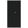 vidaXL Classeur noir 90x40x220 cm acier