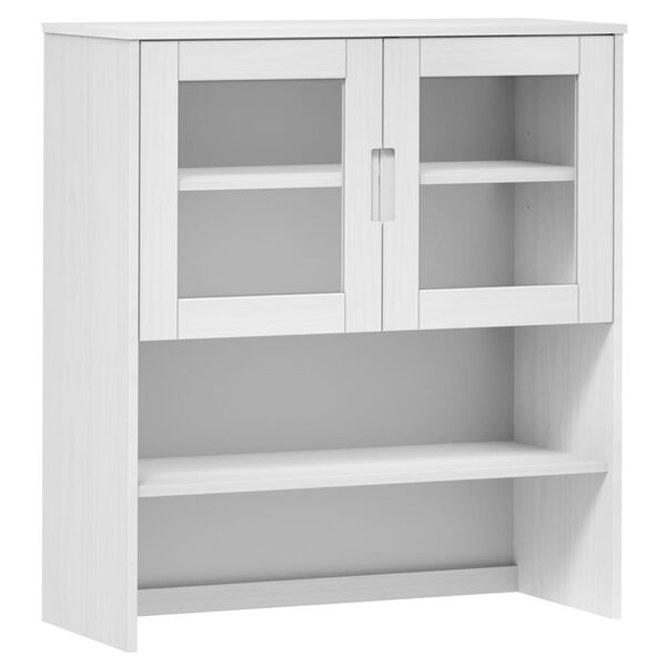 vidaXL Dessus de buffet MOLDE Blanc 90x35x100 cm Bois massif de pin